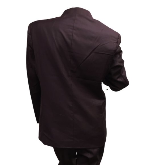 Ladies Size XL Burgundy 3 Piece Business Suit - Picture 8 of 14